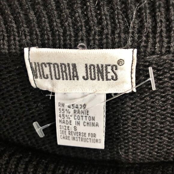 Vintage 80’s Victoria Jones Tribal Beaded Sweater - Picture 3 of 8